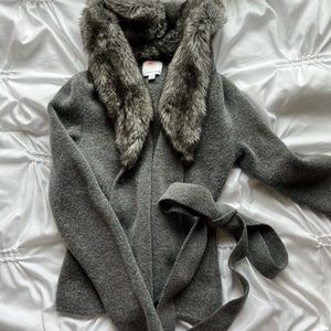 ETT&TWA Fur Lined Jacket. by Anthropologie